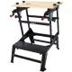 Multifunctional Workbench, Portable Foldable Workbench, Holds Up to 550 Pounds, with Adjustable Jaws, Vertical Clamping and Four Adjustable Rotating Pins, Suitable for DIY, Woodworking Multifunctional Workbench, Portable Foldable Workbench, Holds Up to 550 Pounds, with Adjustable Jaws, Vertical Clamping and Four Adjustable Rotating Pins, Suitable for DIY, Woodworking