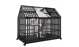 The Ultimate 54-Inch Heavy Duty Dog Crate: A Spacious and Secure Kennel for Large Dogs