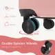 Hard sided expand suitcase with rotating wheels, TSA lock, retractable handle, Pink, 3P Hard sided expand suitcase with rotating wheels, TSA lock, retractable handle, Pink, 3P