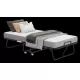 Folding Bed with Mattress 75 Inch x 46 Inch Rollaway Guest Bed Portable Foldable Bed for Adults with 5 Inch Memory Foam Mattress Space-Saving Sturdy Metal Frame Grid Style Folding Bed with Mattress 75 Inch x 46 Inch Rollaway Guest Bed Portable Foldable Bed for Adults with 5 Inch Memory Foam Mattress Space-Saving Sturdy Metal Frame Grid Style
