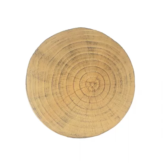 MGO Hollow Side Table, Wood-like texture, Natural Color MGO Hollow Side Table, Wood-like texture, Natural Color