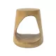 MGO Hollow Side Table, Wood-like texture, Natural Color MGO Hollow Side Table, Wood-like texture, Natural Color