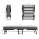 Folding Bed with Mattress 75 Inch x 38 Inch Rollaway Guest Bed Portable Foldable Bed for Adults with 5 Inch Memory Foam Mattress Space-Saving All Metal Steel Pipe Frame Slatted Pipe Style Folding Bed with Mattress 75 Inch x 38 Inch Rollaway Guest Bed Portable Foldable Bed for Adults with 5 Inch Memory Foam Mattress Space-Saving All Metal Steel Pipe Frame Slatted Pipe Style