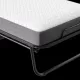 Folding Bed with Mattress 75 Inch x 46 Inch Rollaway Guest Bed Portable Foldable Bed for Adults with 5 Inch Memory Foam Mattress Space-Saving All Metal Steel Pipe Frame Slatted Pipe Style Folding Bed with Mattress 75 Inch x 46 Inch Rollaway Guest Bed Portable Foldable Bed for Adults with 5 Inch Memory Foam Mattress Space-Saving All Metal Steel Pipe Frame Slatted Pipe Style