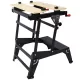 Multifunctional Workbench, Portable Foldable Workbench, Holds Up to 550 Pounds, with Adjustable Jaws, Vertical Clamping and Four Adjustable Rotating Pins, Suitable for DIY, Woodworking Multifunctional Workbench, Portable Foldable Workbench, Holds Up to 550 Pounds, with Adjustable Jaws, Vertical Clamping and Four Adjustable Rotating Pins, Suitable for DIY, Woodworking