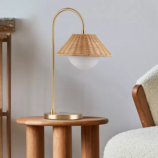 Rattan Weave Shade Table Lamp Rattan Weave Shade Table Lamp