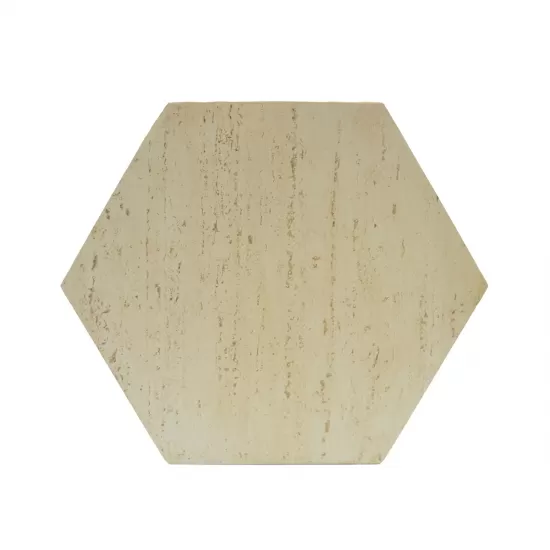 MGO Hexagonal Archaistic Side Table MGO Hexagonal Archaistic Side Table