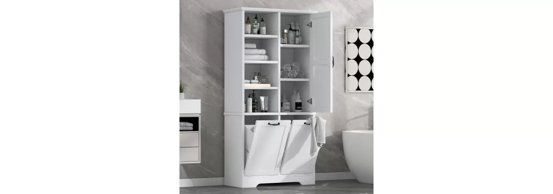 Maximize Your Bathroom Organization with This Stylish White Storage Cabinet
Maximize Your Bathroom Organization with This Stylish White Storage Cabinet