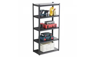   

5 Tier Heavy Duty Metal Storage Shelves: Perfect for Basements, Garages, and Kitchens