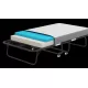 Folding Bed with Mattress 75 Inch x 46 Inch Rollaway Guest Bed Portable Foldable Bed for Adults with 5 Inch Memory Foam Mattress Space-Saving Sturdy Metal Frame Grid Style Folding Bed with Mattress 75 Inch x 46 Inch Rollaway Guest Bed Portable Foldable Bed for Adults with 5 Inch Memory Foam Mattress Space-Saving Sturdy Metal Frame Grid Style