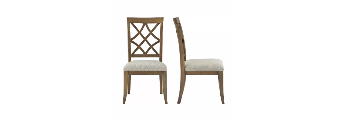  

Stylish and Comfortable: Wooden Frame Upholstered Dining Chairs Set of 2 for Your Home