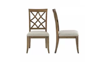   

Stylish and Comfortable Wooden Frame Upholstered Dining Chairs Set of 2 for Modern Living Spaces