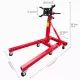 Engine Stand, 2000LBS Heavy Duty Engine Stand with 360 Degree Rotating Head & Folding, Engine Motor Stand with 6 Swivel Caster 4 Adjustable Arms for Vehicle Maintenance Auto Repair, Red Engine Stand, 2000LBS Heavy Duty Engine Stand with 360 Degree Rotating Head & Folding, Engine Motor Stand with 6 Swivel Caster 4 Adjustable Arms for Vehicle Maintenance Auto Repair, Red