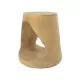 MGO Hollow Side Table, Wood-like texture, Natural Color MGO Hollow Side Table, Wood-like texture, Natural Color