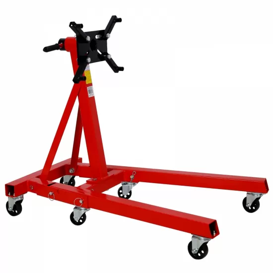 Engine Stand, 2000LBS Heavy Duty Engine Stand with 360 Degree Rotating Head & Folding, Engine Motor Stand with 6 Swivel Caster 4 Adjustable Arms for Vehicle Maintenance Auto Repair, Red Engine Stand, 2000LBS Heavy Duty Engine Stand with 360 Degree Rotating Head & Folding, Engine Motor Stand with 6 Swivel Caster 4 Adjustable Arms for Vehicle Maintenance Auto Repair, Red