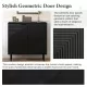 Mirod Modern Minimalist Side Cabinet with Adjustable Shelves ,Stylish Geometric Door Design,Ample Storage Space for Any Home Decor Mirod Modern Minimalist Side Cabinet with Adjustable Shelves ,Stylish Geometric Door Design,Ample Storage Space for Any Home Decor