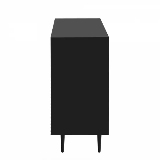 Mirod Modern Minimalist Side Cabinet with Adjustable Shelves ,Stylish Geometric Door Design,Ample Storage Space for Any Home Decor Mirod Modern Minimalist Side Cabinet with Adjustable Shelves ,Stylish Geometric Door Design,Ample Storage Space for Any Home Decor