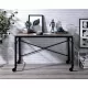 Oklarth Rustic Oak & Black Finish Writing Desk Oklarth Rustic Oak & Black Finish Writing Desk