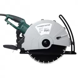 Portable 14 Inch  Wet/Dry Electric Corded Circular Concrete Saw/Power Angle Cutter 2600W w/Water Line & Guide Roller (With Blade)ETL certificate.