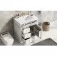 30 Inch Bathroom Vanity with Sink, One Tip-out Drawer, Three Drawers, Door Shelf, Soft Closing Door, White 30 Inch Bathroom Vanity with Sink, One Tip-out Drawer, Three Drawers, Door Shelf, Soft Closing Door, White