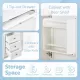 30 Inch Bathroom Vanity with Sink, One Tip-out Drawer, Three Drawers, Door Shelf, Soft Closing Door, White 30 Inch Bathroom Vanity with Sink, One Tip-out Drawer, Three Drawers, Door Shelf, Soft Closing Door, White