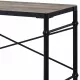 Oklarth Rustic Oak & Black Finish Writing Desk Oklarth Rustic Oak & Black Finish Writing Desk