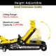 Lifting Range 4.33 Inch -14.17 Inch ,2.25Ton Hydraulic Floor Jack,3 Ton Jack Stands,Tire Repair kit,Yellow,Low Profile Service Jack,4960 LB Capacity,Double Locking Pins Lifting Range 4.33 Inch -14.17 Inch ,2.25Ton Hydraulic Floor Jack,3 Ton Jack Stands,Tire Repair kit,Yellow,Low Profile Service Jack,4960 LB Capacity,Double Locking Pins