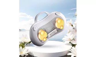 Relieve Back and Neck Pain with Heated Deep Tissue Massage Pillows for Just $50.96