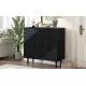 Mirod Modern Minimalist Side Cabinet with Adjustable Shelves ,Stylish Geometric Door Design,Ample Storage Space for Any Home Decor Mirod Modern Minimalist Side Cabinet with Adjustable Shelves ,Stylish Geometric Door Design,Ample Storage Space for Any Home Decor