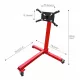 Engine Stand, 750 lbs (3/8 Ton) Rotating Engine Motor Stand with 360 Degree Adjustable Head, Cast Iron Motor Hoist Dolly, 3-Caster, 4 Adjustable Arms, for Vehicle Maintenance, Auto Repair Engine Stand, 750 lbs (3/8 Ton) Rotating Engine Motor Stand with 360 Degree Adjustable Head, Cast Iron Motor Hoist Dolly, 3-Caster, 4 Adjustable Arms, for Vehicle Maintenance, Auto Repair