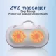 Massage the back and neck with heated, kneading deep tissue massage pillows Massage the back and neck with heated, kneading deep tissue massage pillows