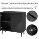 Mirod Modern Minimalist Side Cabinet with Adjustable Shelves ,Stylish Geometric Door Design,Ample Storage Space for Any Home Decor Mirod Modern Minimalist Side Cabinet with Adjustable Shelves ,Stylish Geometric Door Design,Ample Storage Space for Any Home Decor