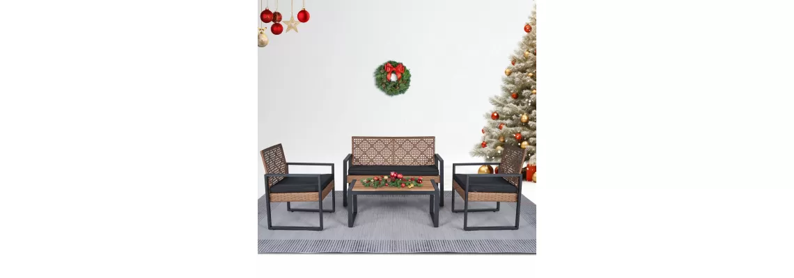 Stylish and Affordable 4-Piece Acacia Wood Patio Furniture Set for Outdoor Living
Stylish and Affordable 4-Piece Acacia Wood Patio Furniture Set for Outdoor Living
