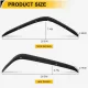 Front & Rear Fender Flares Compatible with 2007-2018 Jeep Wrangler JK JKU, Off-Road Wheel Flares Liner 4 PCS Front & Rear Fender Flares Compatible with 2007-2018 Jeep Wrangler JK JKU, Off-Road Wheel Flares Liner 4 PCS