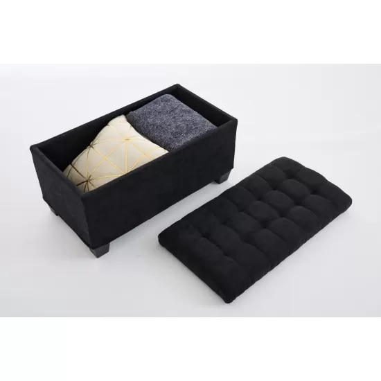Storage Ottoman Bench, Foot Rest with Legs, 16 x 30 x 16.1 Inches, End of Bed Bench, Storage Chest, Load up to 660 lb, for Living Room, Bedroom, Entryway Storage Ottoman Bench, Foot Rest with Legs, 16 x 30 x 16.1 Inches, End of Bed Bench, Storage Chest, Load up to 660 lb, for Living Room, Bedroom, Entryway