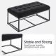 Storage Ottoman Bench, Foot Rest with Legs, 16 x 30 x 16.1 Inches, End of Bed Bench, Storage Chest, Load up to 660 lb, for Living Room, Bedroom, Entryway Storage Ottoman Bench, Foot Rest with Legs, 16 x 30 x 16.1 Inches, End of Bed Bench, Storage Chest, Load up to 660 lb, for Living Room, Bedroom, Entryway