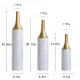 Floor Metal Vases Decorated White Metal vases Set of 3 gorgeous home decoration large glazed metal vases 24in/28.7in/33.5in height Floor Metal Vases Decorated White Metal vases Set of 3 gorgeous home decoration large glazed metal vases 24in/28.7in/33.5in height