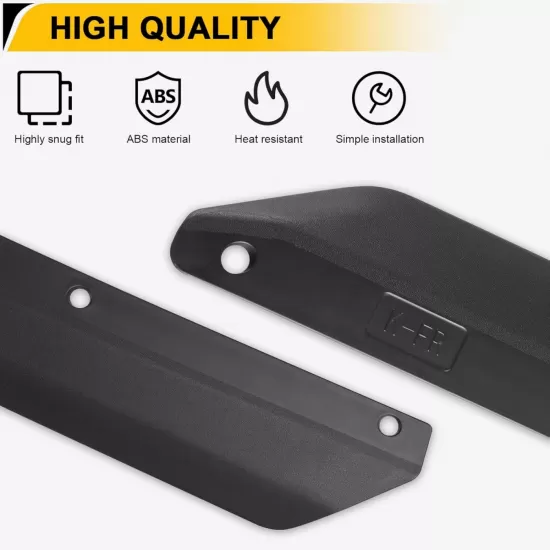 Front & Rear Fender Flares Compatible with 2007-2018 Jeep Wrangler JK JKU, Off-Road Wheel Flares Liner 4 PCS Front & Rear Fender Flares Compatible with 2007-2018 Jeep Wrangler JK JKU, Off-Road Wheel Flares Liner 4 PCS