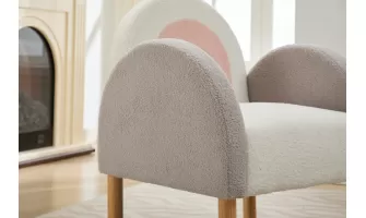   

Rainbow Design Toddler Accent Chair Sofa with Solid Wooden Frame – $127.42