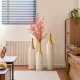 Floor Metal Vases Decorated White Metal vases Set of 3 gorgeous home decoration large glazed metal vases 24in/28.7in/33.5in height Floor Metal Vases Decorated White Metal vases Set of 3 gorgeous home decoration large glazed metal vases 24in/28.7in/33.5in height