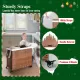 Laundry Hamper With Lid PE Rattan Powder Coating Frame Clothes Hampers with 02 Removable Bags, Wheels, 160L, Brown Color Laundry Hamper With Lid PE Rattan Powder Coating Frame Clothes Hampers with 02 Removable Bags, Wheels, 160L, Brown Color