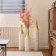Floor Metal Vases Decorated White Metal vases Set of 3 gorgeous home decoration large glazed metal vases 24in/28.7in/33.5in height Floor Metal Vases Decorated White Metal vases Set of 3 gorgeous home decoration large glazed metal vases 24in/28.7in/33.5in height