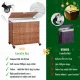 Laundry Hamper With Lid PE Rattan Powder Coating Frame Clothes Hampers with 02 Removable Bags, Wheels, 160L, Brown Color Laundry Hamper With Lid PE Rattan Powder Coating Frame Clothes Hampers with 02 Removable Bags, Wheels, 160L, Brown Color