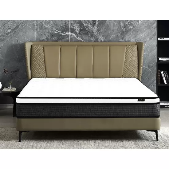 Hybrid 10 Inch Queen Mattress in a Box, Pillow Top Bed Cushion with Breathable and Hypoallergenic Design, Medium Firm for Lumbar Support Hybrid 10 Inch Queen Mattress in a Box, Pillow Top Bed Cushion with Breathable and Hypoallergenic Design, Medium Firm for Lumbar Support