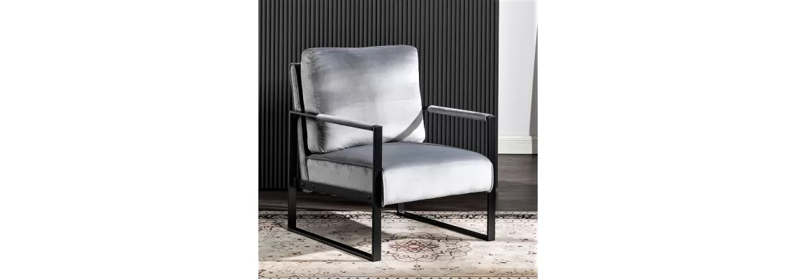 Elevate Your Space with a Classic Mid Century Modern Accent Chair in Plush Grey Velvet
Elevate Your Space with a Classic Mid Century Modern Accent Chair in Plush Grey Velvet