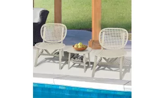 Retro Patio Table Chair Set: Stylish and Durable Outdoor Furniture for Your Garden