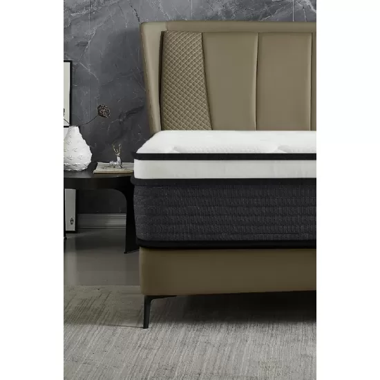 Hybrid 10 Inch Queen Mattress in a Box, Pillow Top Bed Cushion with Breathable and Hypoallergenic Design, Medium Firm for Lumbar Support Hybrid 10 Inch Queen Mattress in a Box, Pillow Top Bed Cushion with Breathable and Hypoallergenic Design, Medium Firm for Lumbar Support