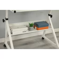 1500 pieces Jigsaw Puzzle metal Table board for adults gift with 4 Drawers(white)