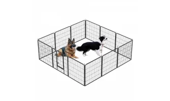   

32-Inch Heavy Duty Foldable Dog Playpen for Indoor and Outdoor Use – Perfect for RV Camping and Yard